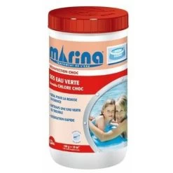 Marina Désinfection Choc - Granulés Chlore Choc SOS Eau Verte - 1,2kg