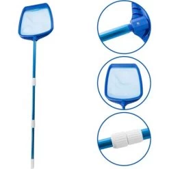 AREBOS Piscine Épuisette Avec Manche Télescopique Longueur De 1.20–1,90 M Grande Enregistrement Lèvres Plat Et Engmaschiges Réseau 10 AREBOS Piscine Épuisette Avec Manche Télescopique Longueur De 1.20–1,90 M Grande Enregistrement Lèvres Plat Et Engmaschiges Réseau -Piscine Soldes 30642820 4