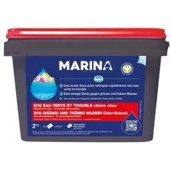 Marina Désinfection Choc - SOS Eau Verte Et Trouble Sachets Hydrosolubles Chlore Choc 2kg