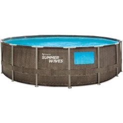 Piscine Tubulaire Ronde à Hublot Ø4,57x1,22m Summer Waves