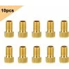 10Pcs Premium Adaptateur Valve Vélo En Laiton, Convertisseur Valve Vélo Avec Bague Étanchéité, Valve Presta à Valve Schrader (Doré) 1 10Pcs Premium Adaptateur Valve Vélo En Laiton, Convertisseur Valve Vélo Avec Bague Étanchéité, Valve Presta à Valve Schrader (Doré) -Piscine Soldes 31974497 1