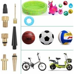 Lot De 24pcs Adaptateur De Valve Vélo En Cuivre DV AV SV Pour Compresseur De Vélo Pompe à Pied Voiture Kit D'adaptateurs De Valve 10 Lot De 24pcs Adaptateur De Valve Vélo En Cuivre DV AV SV Pour Compresseur De Vélo Pompe à Pied Voiture Kit D'adaptateurs De Valve -Piscine Soldes 31974520 4