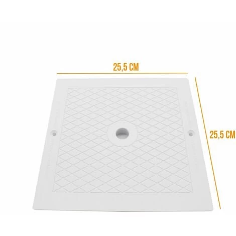 Couvercle Carré Pour Skimmer De Piscine - 25.5 X 25.5 Cm - Blanc - SPX1082E - Hayward 4 Couvercle Carré Pour Skimmer De Piscine - 25.5 X 25.5 Cm - Blanc - SPX1082E - Hayward – Image 2