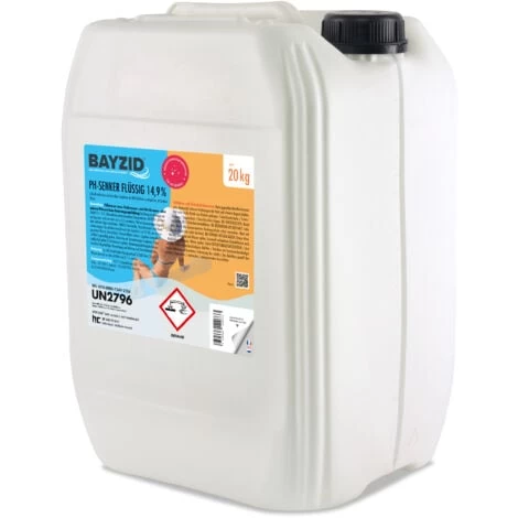 1 X 20 Kg Bayzid PH Moins Liquide 14,9% 3 1 X 20 Kg Bayzid PH Moins Liquide 14,9%