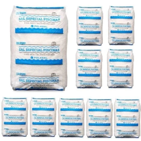 Traitement Au Sel - Sel Pour électrolyse Piscine - 10x25kg De Centrocom 3 Traitement Au Sel - Sel Pour électrolyse Piscine - 10x25kg De Centrocom