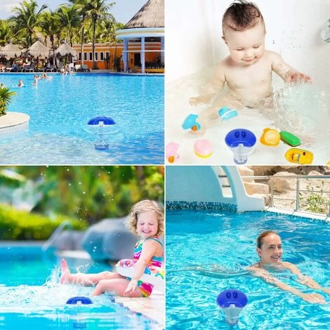 Kueatily Diffuseur Flottant Piscine, Diffuseur De Chlore Flottant Avec Thermomètre De Débit Ajustables & Bouchon De Verrouillage Pour Tous Les & Piscines, Spas, Aquariums & Les étangs Du Poisson(2 PA 7 Kueatily Diffuseur Flottant Piscine, Diffuseur De Chlore Flottant Avec Thermomètre De Débit Ajustables & Bouchon De Verrouillage Pour Tous Les & Piscines, Spas, Aquariums & Les étangs Du Poisson(2 PA – Image 5