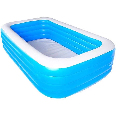 Piscine Gonflable Enfant Famille Rectangulaire Air De Jeux Pataugeoire 180*125*72cm 4 Piscine Gonflable Enfant Famille Rectangulaire Air De Jeux Pataugeoire 180*125*72cm – Image 2