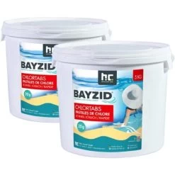2 X 5 Kg Bayzid Pastilles De Chlore Choc (20g)