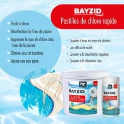 2 X 5 Kg Bayzid Pastilles De Chlore Choc (20g) 9 2 X 5 Kg Bayzid Pastilles De Chlore Choc (20g) -Piscine Soldes 3355113 3