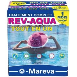 Kit Rev-Aqua MAREVA Traitement Complet Pour Piscine De 30 à 60 M3 - 1 Mois - 140011U