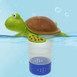Flotteur De Chlore, Distributeur De Chlore Flottant Pour Piscines, Panier De Chlore De Distributeur De Comprimés De Piscine De Chlorateur Flottant Pour Animaux Mignons Pour Comprimés Chimiques S'Adapt