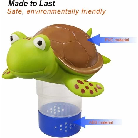 Flotteur De Chlore, Distributeur De Chlore Flottant Pour Piscines, Panier De Chlore De Distributeur De Comprimés De Piscine De Chlorateur Flottant Pour Animaux Mignons Pour Comprimés Chimiques S'Adapt 6 Flotteur De Chlore, Distributeur De Chlore Flottant Pour Piscines, Panier De Chlore De Distributeur De Comprimés De Piscine De Chlorateur Flottant Pour Animaux Mignons Pour Comprimés Chimiques S'Adapt – Image 4