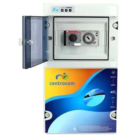 Coffret électrique Piscine - Coffret De Filtration 1 Projecteur 300W - 4 à 6,3 A - PR33014 De Centrocom 4 Coffret électrique Piscine - Coffret De Filtration 1 Projecteur 300W - 4 à 6,3 A - PR33014 De Centrocom – Image 2