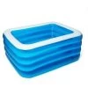 Aqrau Piscine Gonflable Familiale Pour Enfants Bleu Et Blanc à Quatre Couches 180 125 72cm -Piscine Soldes 35618564 1