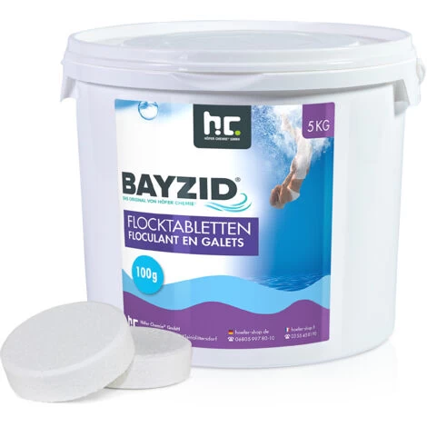 4 X 5 Kg Bayzid Floculant En Galets (100g) 4 4 X 5 Kg Bayzid Floculant En Galets (100g) – Image 2