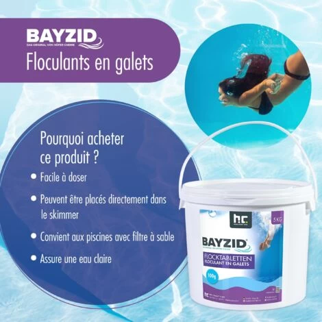 4 X 5 Kg Bayzid Floculant En Galets (100g) 7 4 X 5 Kg Bayzid Floculant En Galets (100g) – Image 5