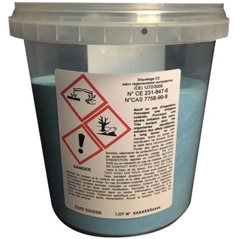 DOUSSELIN - Sulfate De Cuivre 1kg 4 DOUSSELIN - Sulfate De Cuivre 1kg – Image 2