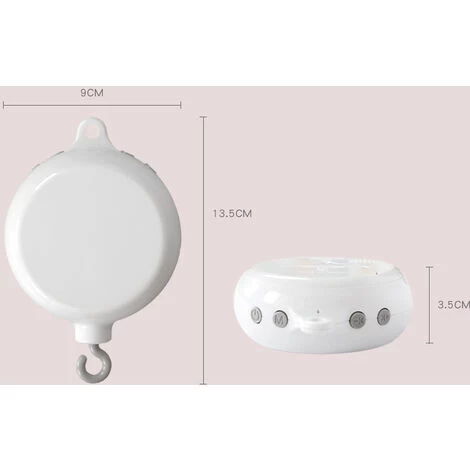 Fitnate Literie Pour Bébé Boîte À Musique Rotative Boîte À Musique Mobile Le Cadeau Jouet Joue 12 Mélodies (Sans Clips Ni Jouets), À Piles Avec Carte Micro Sd 128M Gratuite 6 Fitnate Literie Pour Bébé Boîte À Musique Rotative Boîte À Musique Mobile Le Cadeau Jouet Joue 12 Mélodies (Sans Clips Ni Jouets), À Piles Avec Carte Micro Sd 128M Gratuite – Image 4