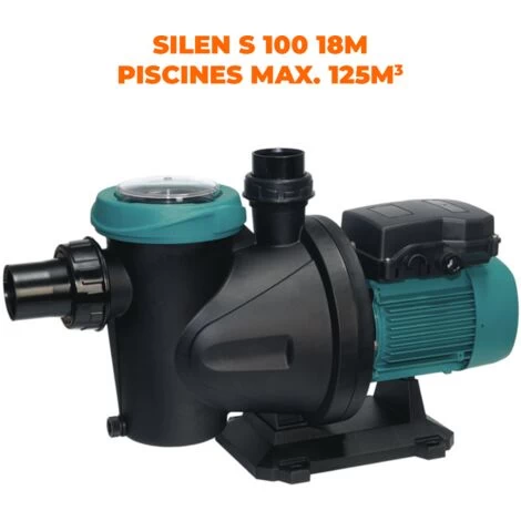 Pompe De Filtration Piscine ESPA - Modèle SILEN S 100 18M 3 Pompe De Filtration Piscine ESPA - Modèle SILEN S 100 18M