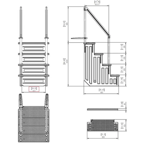 Escalier Simple Pour Piscine 5 Escalier Simple Pour Piscine – Image 3