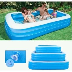 Piscine Gonflable 300cm PVC Baignoire Extérieure Intérieure 3 Couches Portable Pliable Salle De Bains SPA Pour Enfants Adulte été 10 Piscine Gonflable 300cm PVC Baignoire Extérieure Intérieure 3 Couches Portable Pliable Salle De Bains SPA Pour Enfants Adulte été -Piscine Soldes 36807798 4