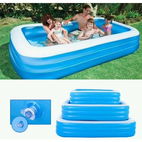 Piscine Gonflable 300cm PVC Baignoire Extérieure Intérieure 3 Couches Portable Pliable Salle De Bains SPA Pour Enfants Adulte été 6 Piscine Gonflable 300cm PVC Baignoire Extérieure Intérieure 3 Couches Portable Pliable Salle De Bains SPA Pour Enfants Adulte été – Image 4
