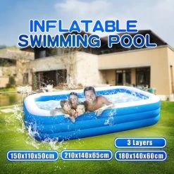 Piscine Gonflable 300cm PVC Baignoire Extérieure Intérieure 3 Couches Portable Pliable Salle De Bains SPA Pour Enfants Adulte été 11 Piscine Gonflable 300cm PVC Baignoire Extérieure Intérieure 3 Couches Portable Pliable Salle De Bains SPA Pour Enfants Adulte été -Piscine Soldes 36807798 5