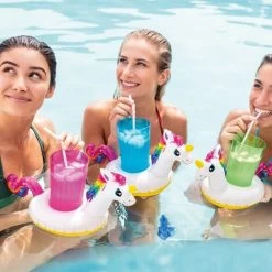 Intex Porte Gobelet Gonflable Licorne - X3 -Piscine Soldes 37006991 4