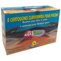 Pack Nettoyage Eau Verte MAREVA Pour Piscine - Revatop - Cartouche Clarifiante - 2 Brosses - Manche à Balai -Piscine Soldes 37531635 5