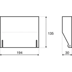 Volets De Skimmer ASTRAL Courbé Longueur 194mm 7 Volets De Skimmer ASTRAL Courbé Longueur 194mm -Piscine Soldes 3901377 3