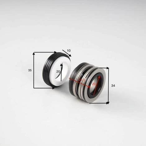 Garniture Mécanique Pompe HAYWARD Max Flo/Super PUMP I Et II/ SPA Etc.. 4 Garniture Mécanique Pompe HAYWARD Max Flo/Super PUMP I Et II/ SPA Etc.. – Image 2