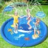 Peradix Tapis Enfant De Jet D'eau 170CM PVC Tapis De Pulvérisation D'éclaboussure D'eau Piscine De Jeux Natte Et Avec Jet Fontaine Pour Enfant,Splash Sprinkle Play Pad Mat Garçons Et Filles (Bleu) 2 Peradix Tapis Enfant De Jet D'eau 170CM PVC Tapis De Pulvérisation D'éclaboussure D'eau Piscine De Jeux Natte Et Avec Jet Fontaine Pour Enfant,Splash Sprinkle Play Pad Mat Garçons Et Filles (Bleu) -Piscine Soldes 39449880 1