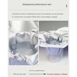 Housse Pour Pompe De Piscine, Climatiseur Exterieur Plus épaisse Couverture Imperméable De Climatiseur De Couverture Pour Unités Extérieures 75X26X57cm Fontainebleau -Piscine Soldes 43555493 5