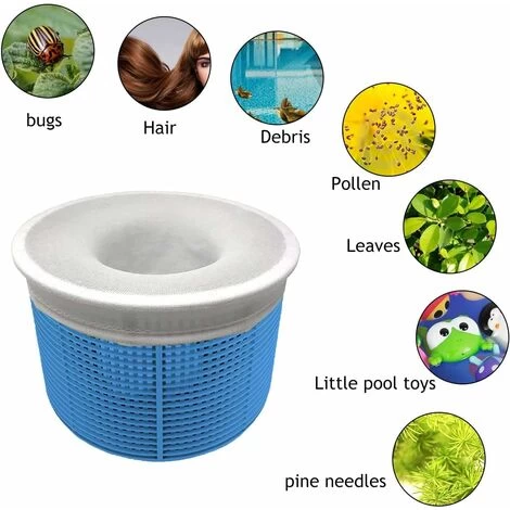 Chaussettes De Skimmer Pour Piscine, Filtre De Skimmer De Piscine En Tissu De Nylon Élastique Durable Pour Panier De Piscine, Filet De Pool Skimmer Socks Pour Le Nettoyage De Piscine,Starlight,10 Pièc 6 Chaussettes De Skimmer Pour Piscine, Filtre De Skimmer De Piscine En Tissu De Nylon Élastique Durable Pour Panier De Piscine, Filet De Pool Skimmer Socks Pour Le Nettoyage De Piscine,Starlight,10 Pièc – Image 4