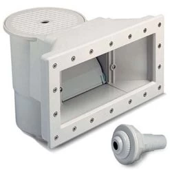 Skimmer Piscine Hors Sol, Grande Ouverture, Blanc - Jardiboutique