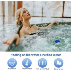 Distributeur Flottant Pour Piscine Distributeur Automatique De Désinfection De Piscine Avec Thermomètre Macaron -Piscine Soldes 50986610 3