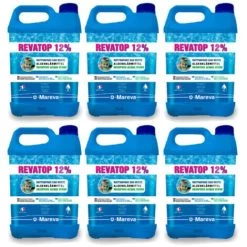 Lot De 6 Algicides MAREVA REVATOP 12 % - 5 L - 000124Ux6