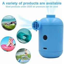 Mini Pompe Électrique, Pompes à Air Electriques Camping Portable USB, Gonfleur Et Dégonfleur Rapide, Gonfleur à 3 Buses Pour Jouets De Piscine à Air, Fontainebleau 11 Mini Pompe Électrique, Pompes à Air Electriques Camping Portable USB, Gonfleur Et Dégonfleur Rapide, Gonfleur à 3 Buses Pour Jouets De Piscine à Air, Fontainebleau -Piscine Soldes 51212143 5