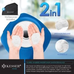 KESSER® Filtre à Sable Filtration à Sable Balles Filtrantes De 700 g, Remplacent 25 kg De Sable Filtrant Filtre De Piscine 10 m³/h Système De Filtration Réservoir Filtrant Pour Piscine Et Piscine 11 KESSER® Filtre à Sable Filtration à Sable Balles Filtrantes De 700 g, Remplacent 25 kg De Sable Filtrant Filtre De Piscine 10 m³/h Système De Filtration Réservoir Filtrant Pour Piscine Et Piscine -Piscine Soldes 51246603 5