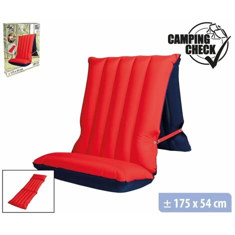 Matelas Gonflable 175x54 Cm Rouge Et Bleu WEHNCKE 6 Matelas Gonflable 175x54 Cm Rouge Et Bleu WEHNCKE – Image 4