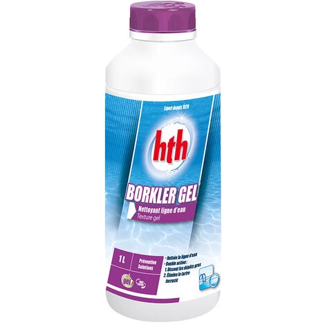Nettoyant Ligne D'eau Borkler Gel 1 L - HTH 3 Nettoyant Ligne D'eau Borkler Gel 1 L - HTH