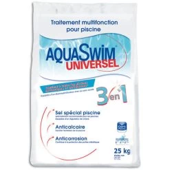 Sel De Piscine 3 En 1 Universel 25 Kg - Aquaswim