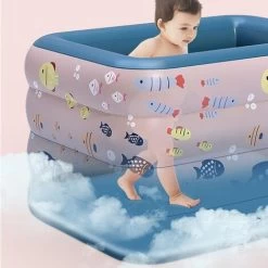 Piscine Gonflable Pataugeoire En PVC Enfant Baignoire 4 Couches Piscine De Jardin 75 * 90 *120cm 10 Piscine Gonflable Pataugeoire En PVC Enfant Baignoire 4 Couches Piscine De Jardin 75 * 90 *120cm -Piscine Soldes 51649623 4