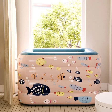 Piscine Gonflable Pataugeoire En PVC Enfant Baignoire 4 Couches Piscine De Jardin 75 * 90 *120cm 7 Piscine Gonflable Pataugeoire En PVC Enfant Baignoire 4 Couches Piscine De Jardin 75 * 90 *120cm – Image 5