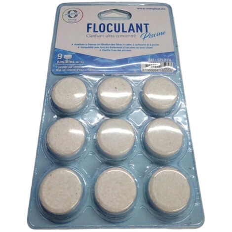 Lot De 5 Blisters Flovil De 9 Pastilles - Floculant Clarifiant Piscine - Jardiboutique 3 Lot De 5 Blisters Flovil De 9 Pastilles - Floculant Clarifiant Piscine - Jardiboutique
