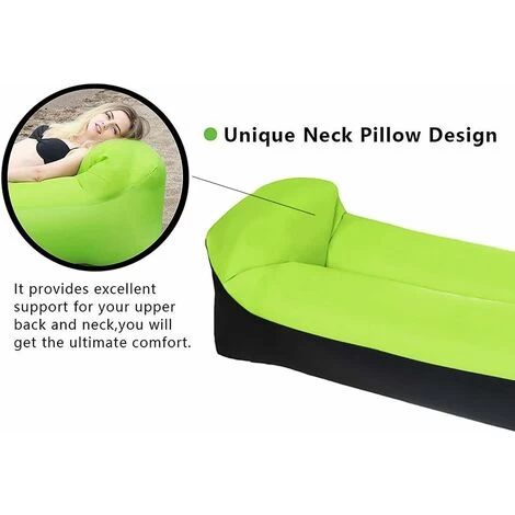 Air Canapé Gonflable Exterieur Avec Oreiller Sans Pompe Air Sofa Gonflaable Portable Lit De Couchage Imperméable Fauteuil Inclinable Gonflable Lit Flottant Macaron 5 Air Canapé Gonflable Exterieur Avec Oreiller Sans Pompe Air Sofa Gonflaable Portable Lit De Couchage Imperméable Fauteuil Inclinable Gonflable Lit Flottant Macaron – Image 3