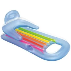 Fauteuil Piscine Confort Fauteuil Inclinable Gonflable De Lit Flottant Gonflable De Drainage Flottant De Loisirs De L'eau Simple Macaron