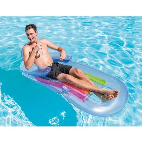 Fauteuil Piscine Confort Fauteuil Inclinable Gonflable De Lit Flottant Gonflable De Drainage Flottant De Loisirs De L'eau Simple Macaron 5 Fauteuil Piscine Confort Fauteuil Inclinable Gonflable De Lit Flottant Gonflable De Drainage Flottant De Loisirs De L'eau Simple Macaron – Image 4