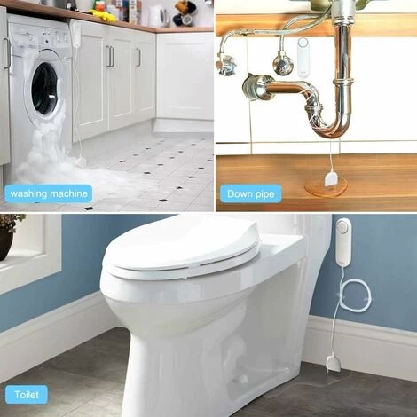 Capteur D'alarme D'eau Avec Détecteur De Fuite WiFi à Bruit Fort Alarme De Fuite De Débordement Leaker De Surveillance à Distance Pour Pompe à Eau Du Sous-Sol Du Chauffe-Eau Macaron 7 Capteur D'alarme D'eau Avec Détecteur De Fuite WiFi à Bruit Fort Alarme De Fuite De Débordement Leaker De Surveillance à Distance Pour Pompe à Eau Du Sous-Sol Du Chauffe-Eau Macaron – Image 5