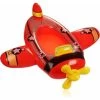 Figurine De Natation En Forme D'avion - Bateau Gonflable Pour Enfants - Matelas Pneumatique Pour Le Plaisir De La Baignade - Figurine De Bain Pour La Plage Et La Piscine (Avion Rouge) -Versailles -Piscine Soldes 51766406 1